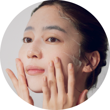女性 セルシート使用時イメージカット